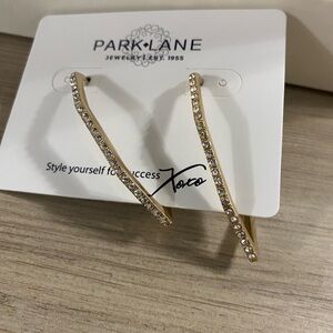 Park Lane Gold Crystal-Embellished Earrings